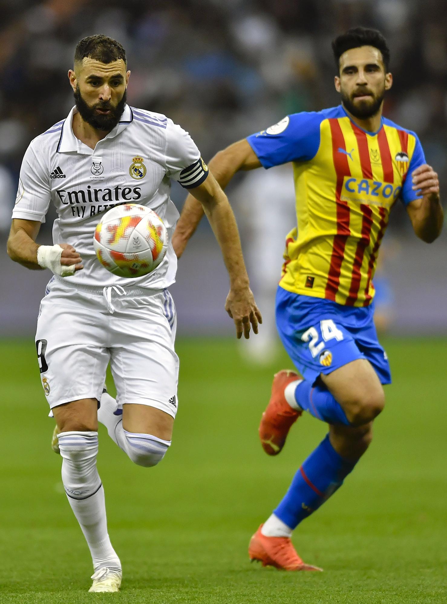 Supercopa de Espana semi-final - Real Madrid vs Valencia