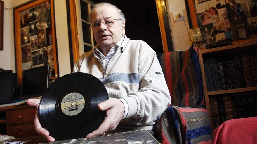 Enrique Lozano, en una foto de 2010, en su casa de La Trinidad.