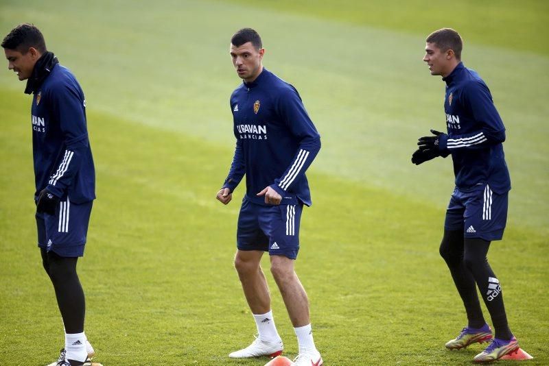 Entrenamiento del Real Zaragoza, 24 de noviembre