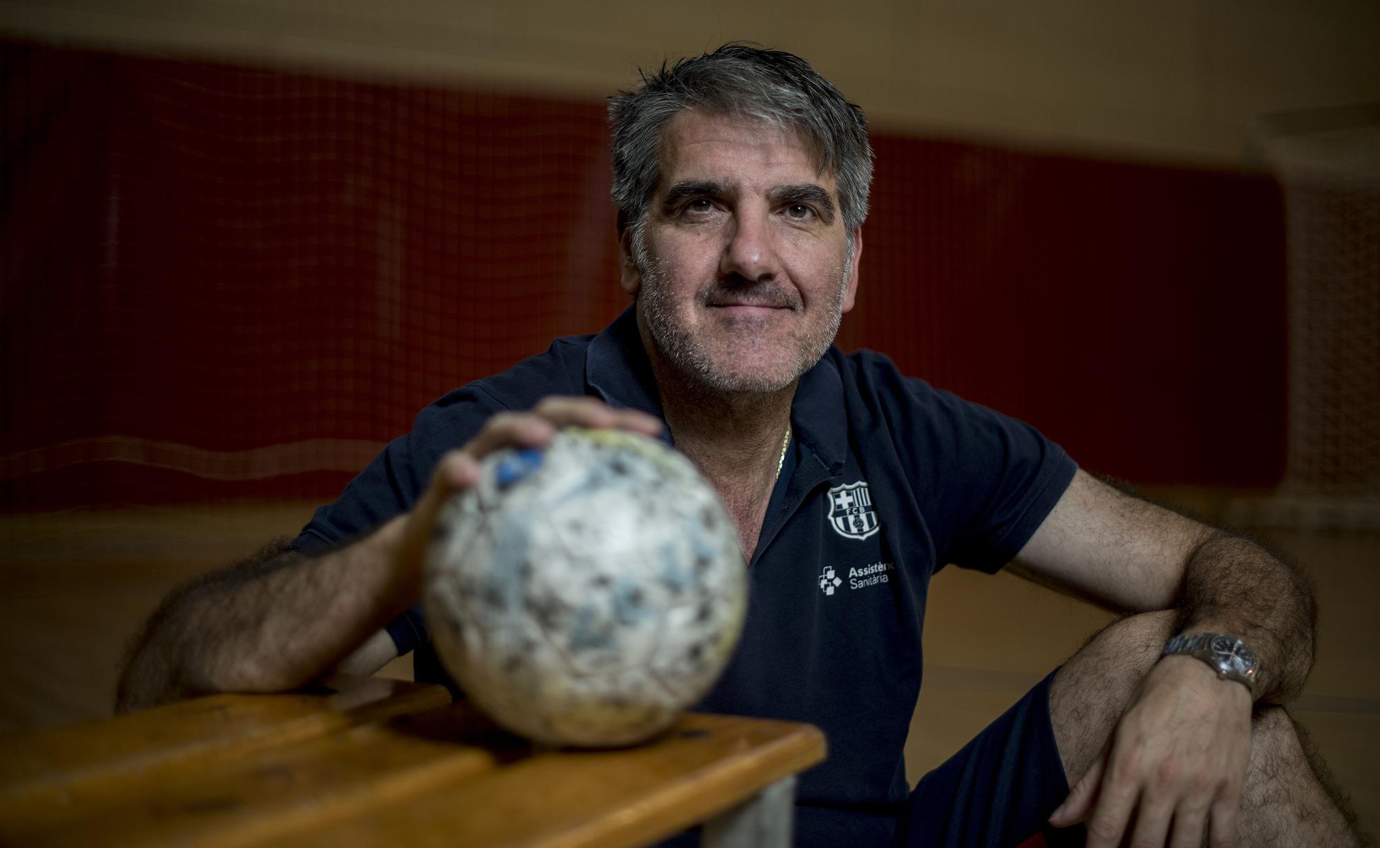 Carlos Ortega, entrenador Barça balonmano