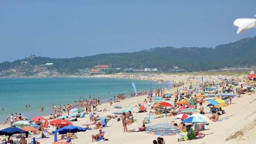 Una vista de la playa de A Lanzada. // Gustavo Santos