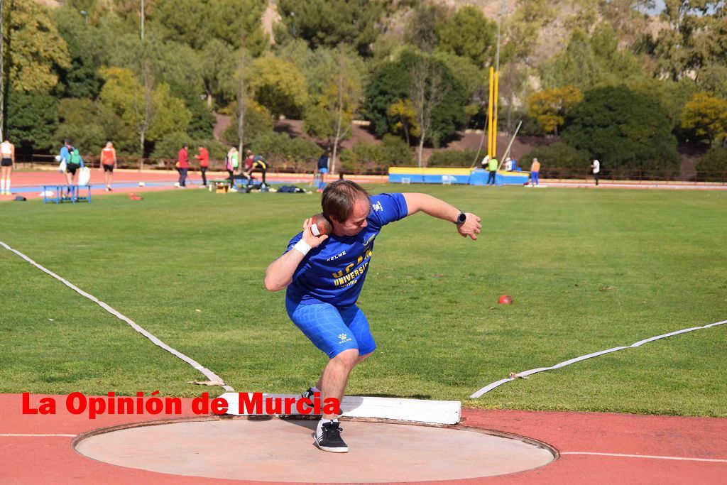 Regional absoluto y sub-23 de atletismo en Lorca (I)