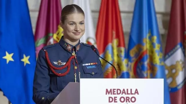 La princesa Leonor destaca el impacto de su formación militar: "No soy la misma persona"
