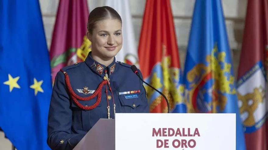 La princesa Leonor destaca el impacto de su formación militar: "No soy la misma persona"