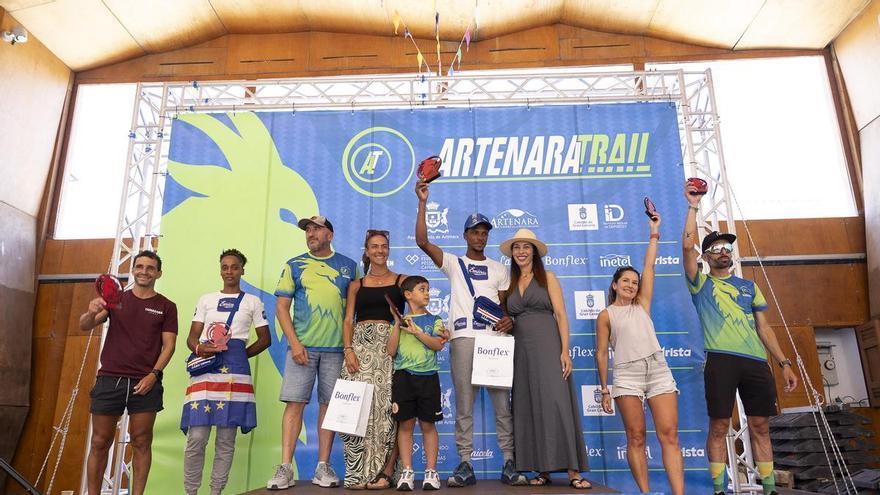 Lorena Padrón y Nelson Alves arrasan en la Artenara Trail