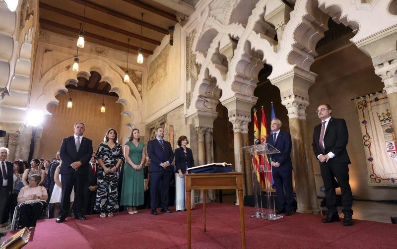 Toma de posesión de Javier Lambán como presidente de Aragón