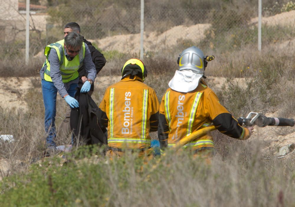 Dos muertos al estrellarse su avioneta en Mutxamel