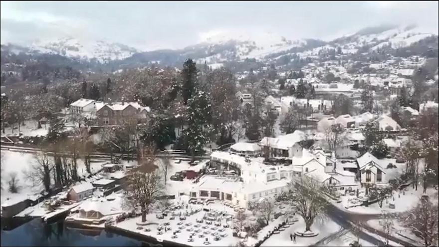 El temporal de nieve deja 2.500 personas sin energía en el Reino Unido