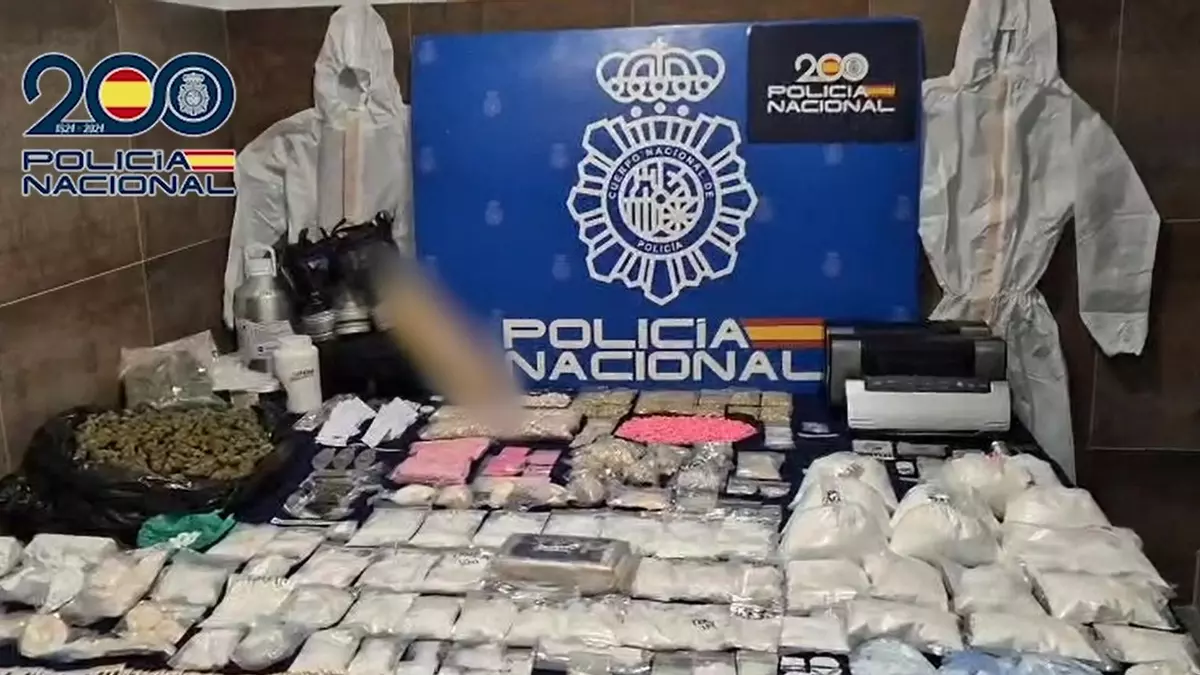 Dos detenidos por traficar en un narcopiso de Madrid: querían montar un laboratorio