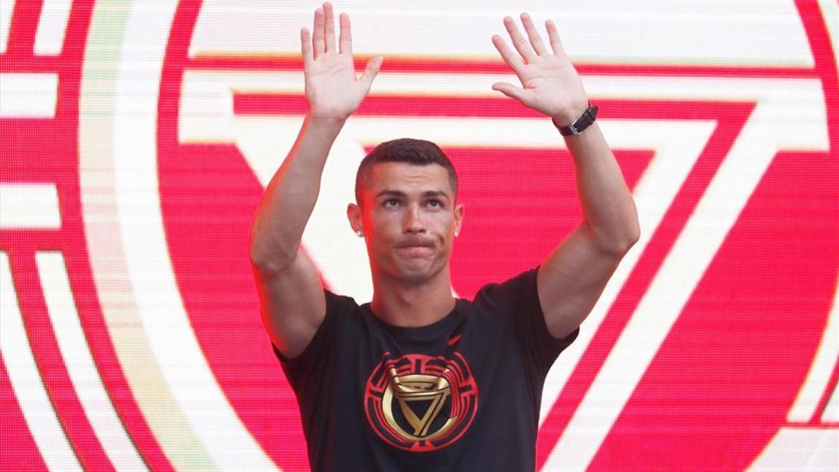 Cristiano Ronaldo se encuentra en China completando el &quot;CR7Tour&quot;