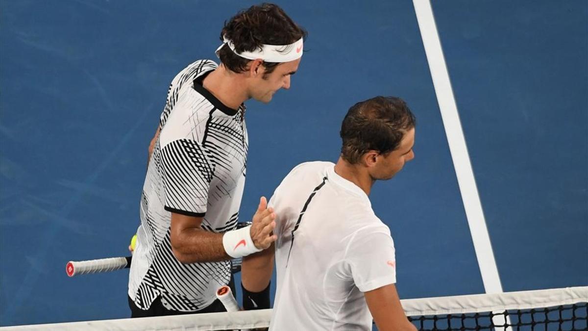 Roger Federer tuvo palabras de reconocimiento hacia Rafa