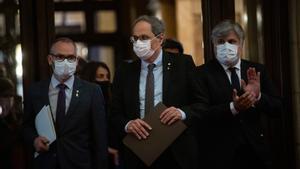El CNI nega haver espiat el mòbil de l’expresident català Quim Torra
