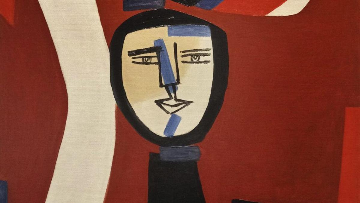 «Muller levando unha gran cesta» (1958).