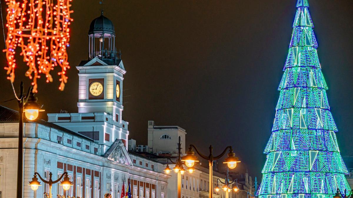 Puerta del sol, Madrid, navidad de instagram