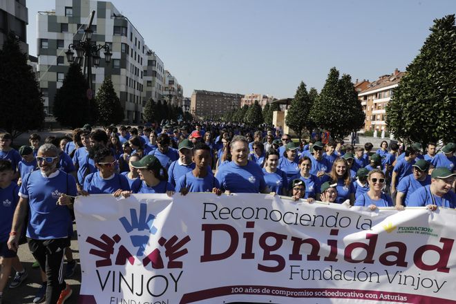 Marcha por la dignidad de la Fundación Vinjoy