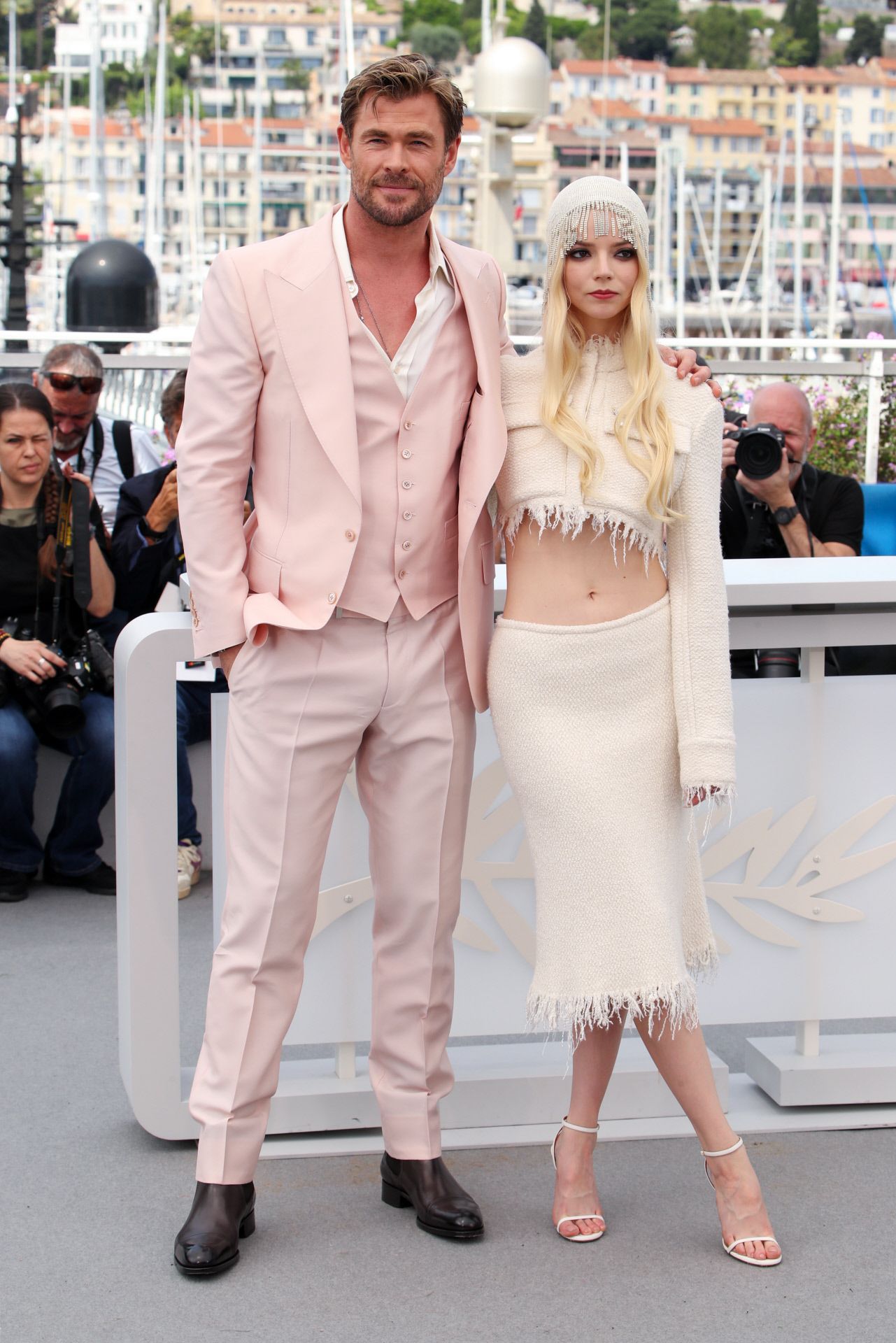 Chris Hemsworth y Anya Taylor Joy en Cannes.