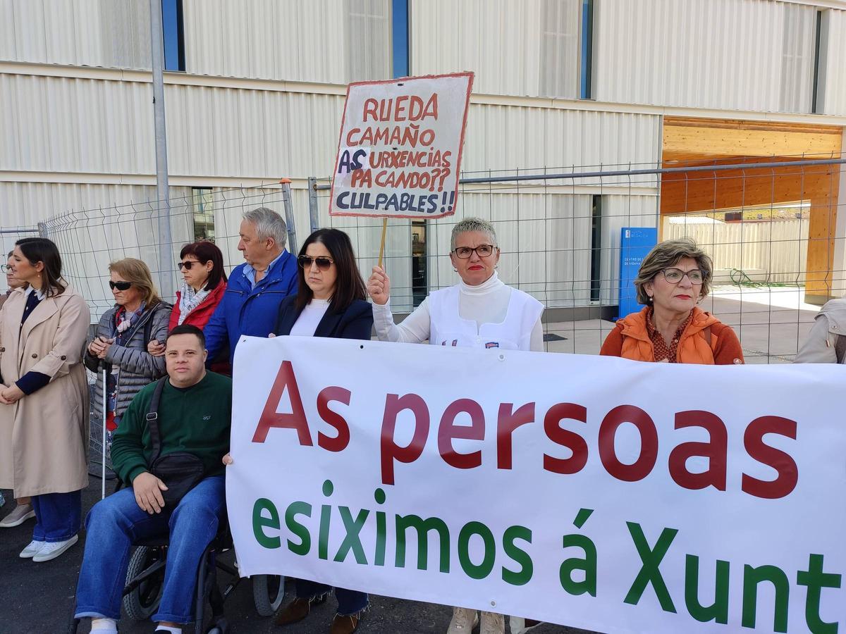 Multitudinaria manifestación en Moaña por urgencias en el centro de salud