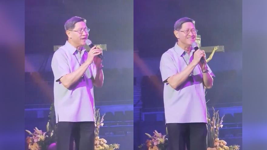 El cardenal Tagle, uno de los favoritos para ser Papa, sorprende cantando &#039;Imagine&#039; de John Lennon