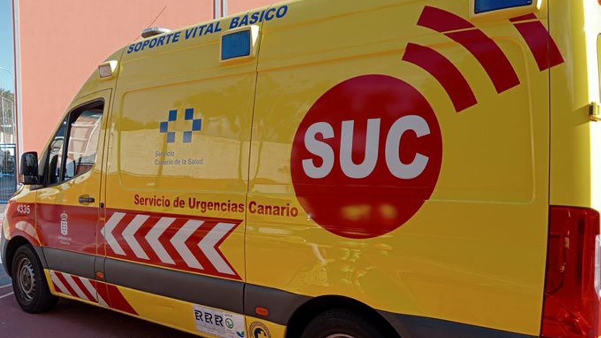 Ambulancia del Servicio de Urgencias Canario (SUC) en una imagen de archivo.