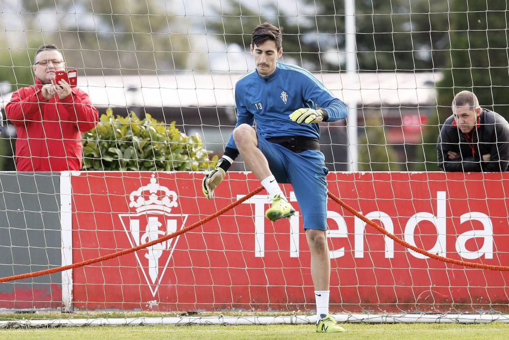 Entrenamiento del Sporting