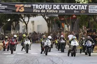 Todas las imágenes de la 73ª edición de la carrera urbana de motos de Xàtiva
