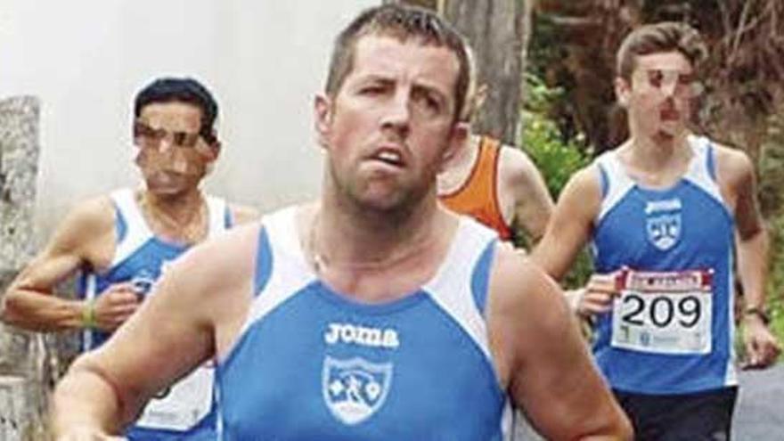 &#039;El Chicle&#039;, durante una carrera popular.