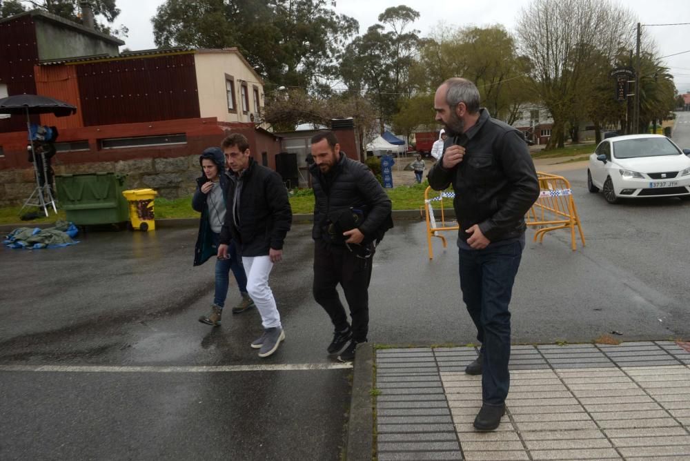 Rodaje de "Quien a hierro mata" en Arousa