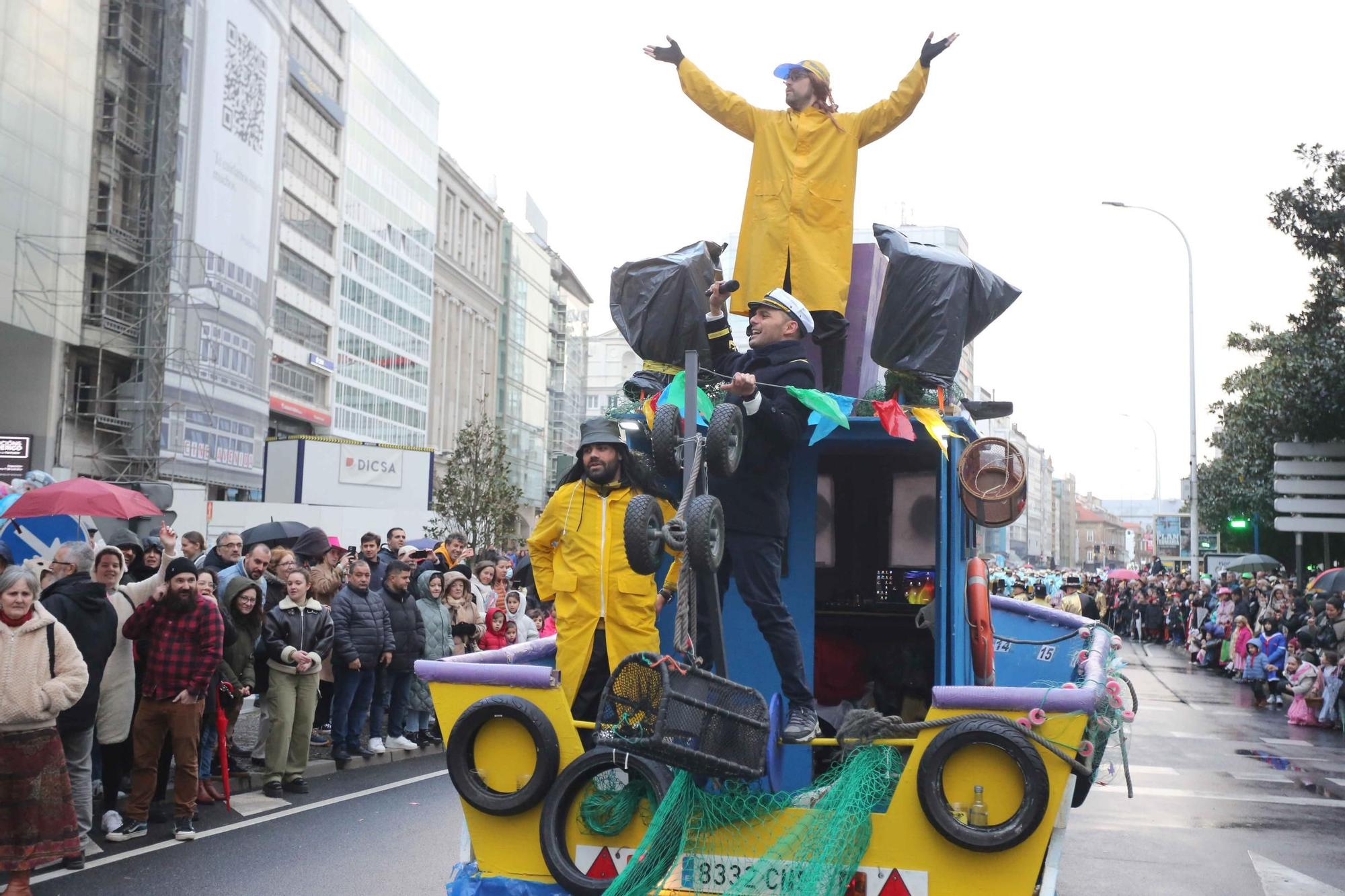 Carnaval A Coruña 2024: Desfile de comparsas y carrozas