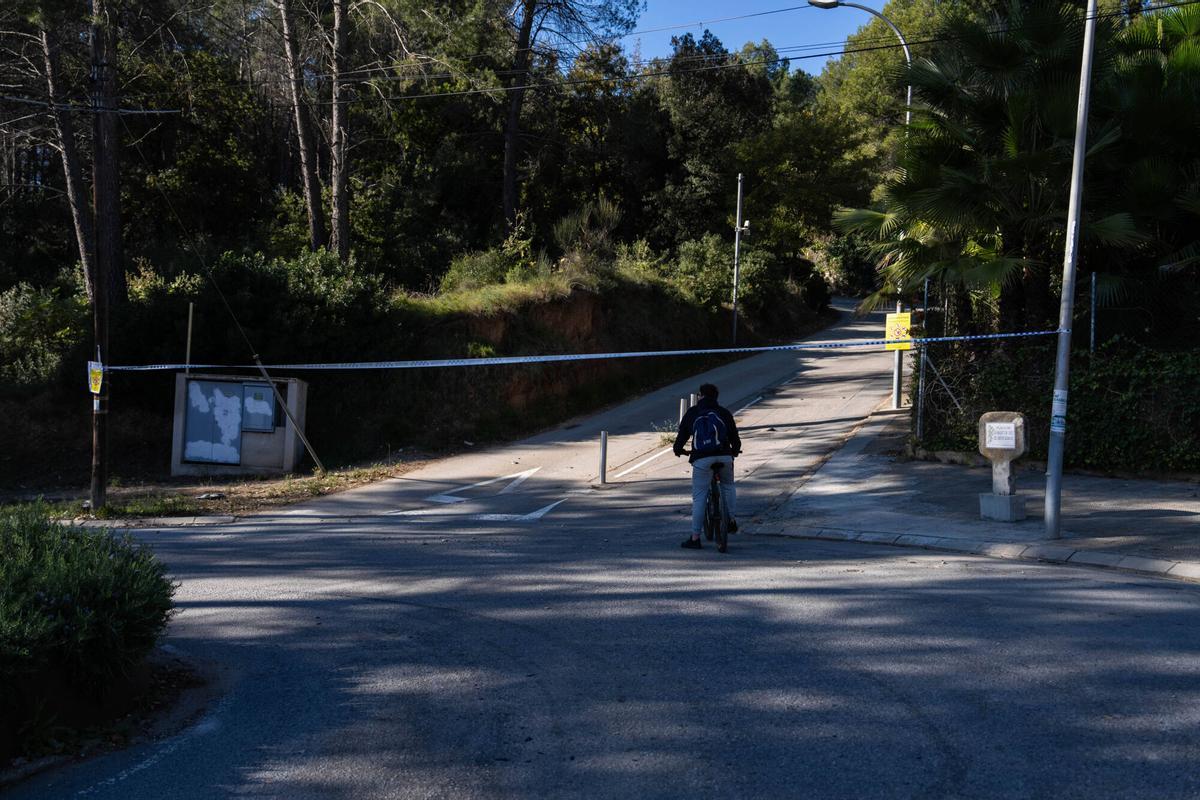 Zona delimitada en Collserola por el brote de peste porcina en jabalíes