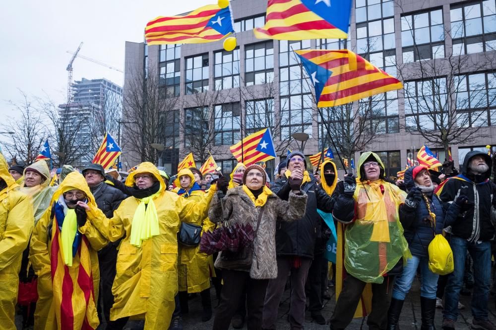 Manifestació independentista a Brussel·les