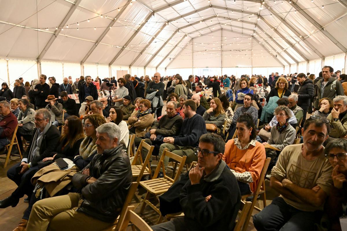 El públic ha omplert les presentacions i debats que s'han organitzat
