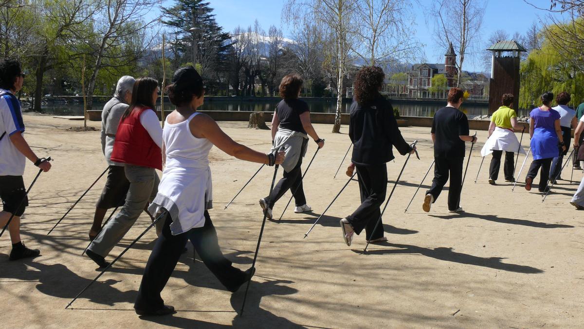 Una sortida de Marxa Nòrdica a Puigcerdà