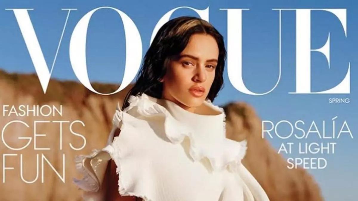 Rosalía, portada de la edición de primavera de «Vogue» en EE UU | EPE
