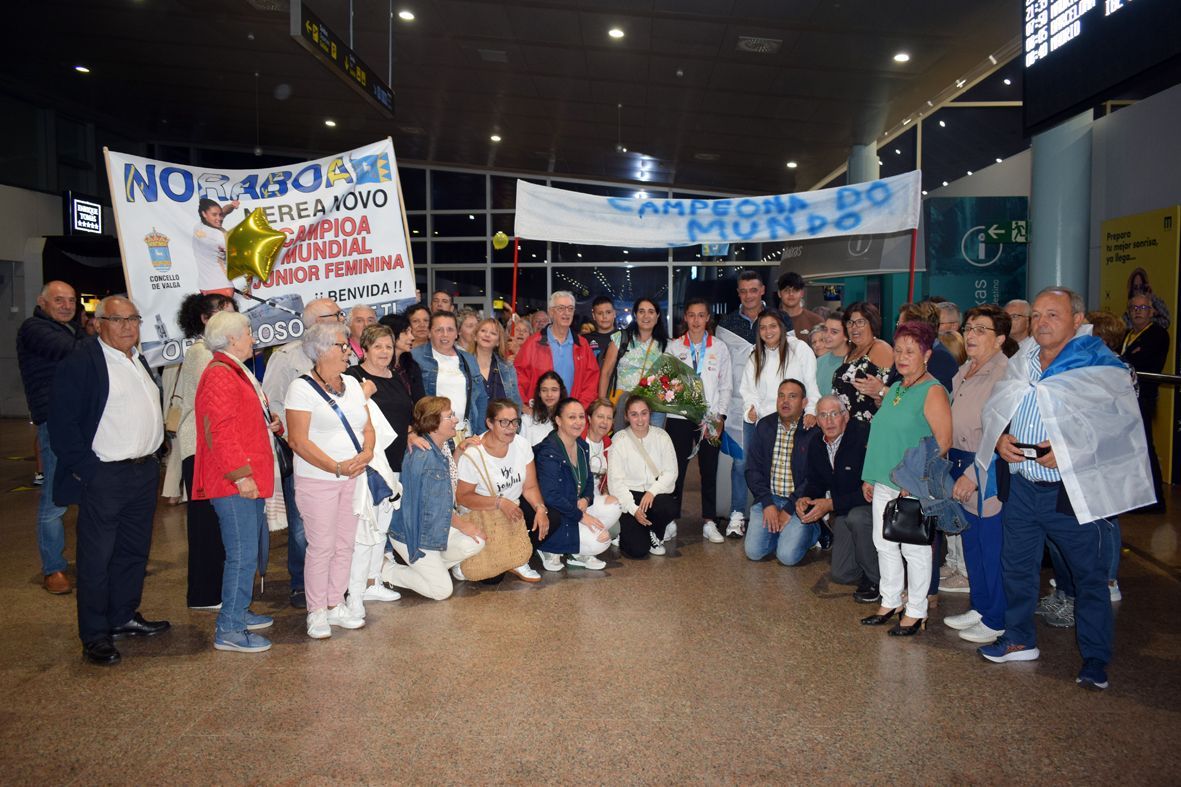 El homenaje tributado a Nerea Novo en Valga.