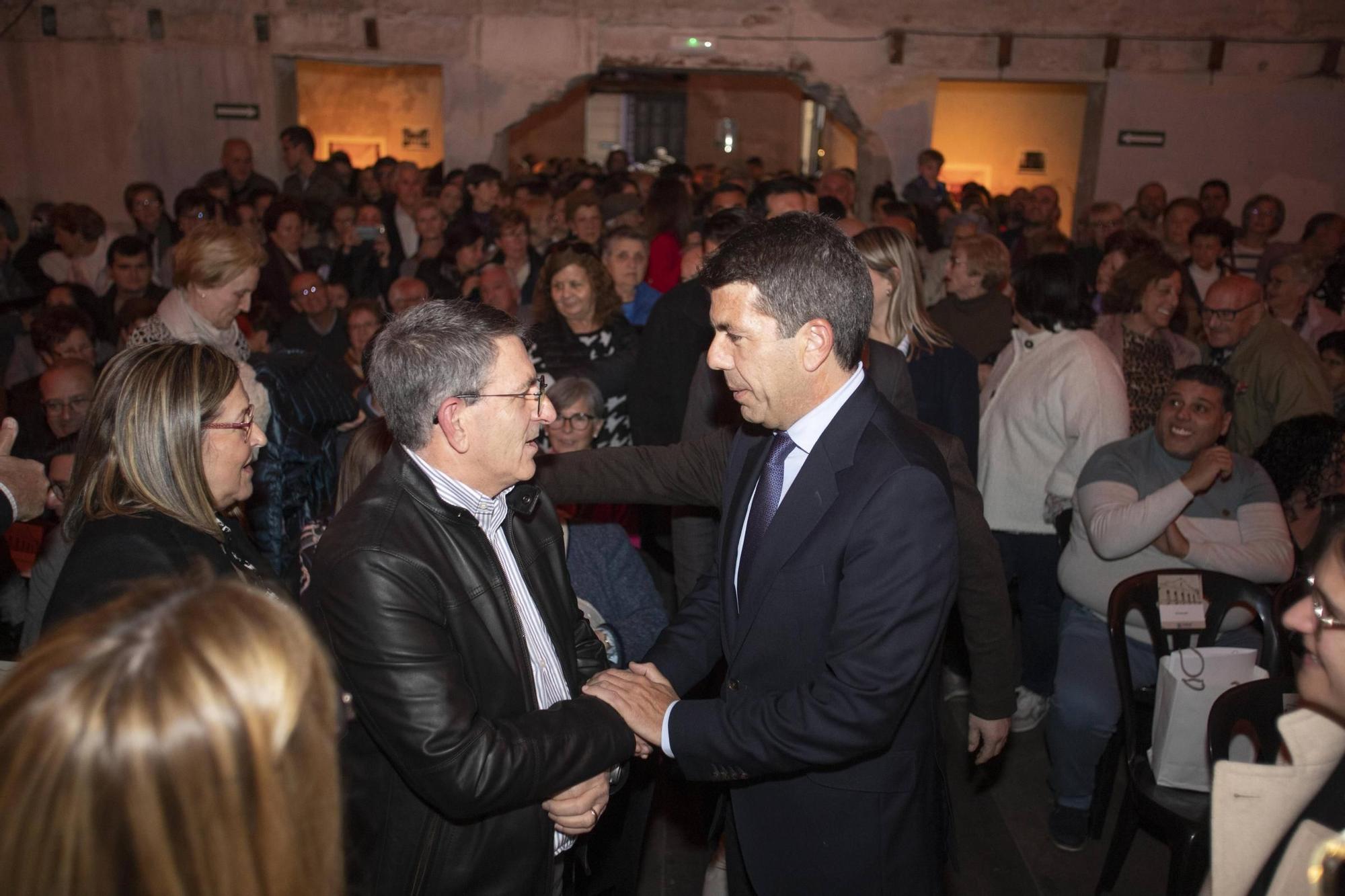 Carlos Mazón acude a la presentación del proyecto de rehabilitación del teatro El Siglo en Carlet