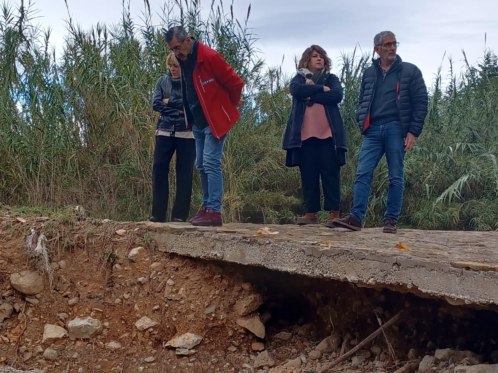 Visita a municipios afectados por la DANA en Castellón.