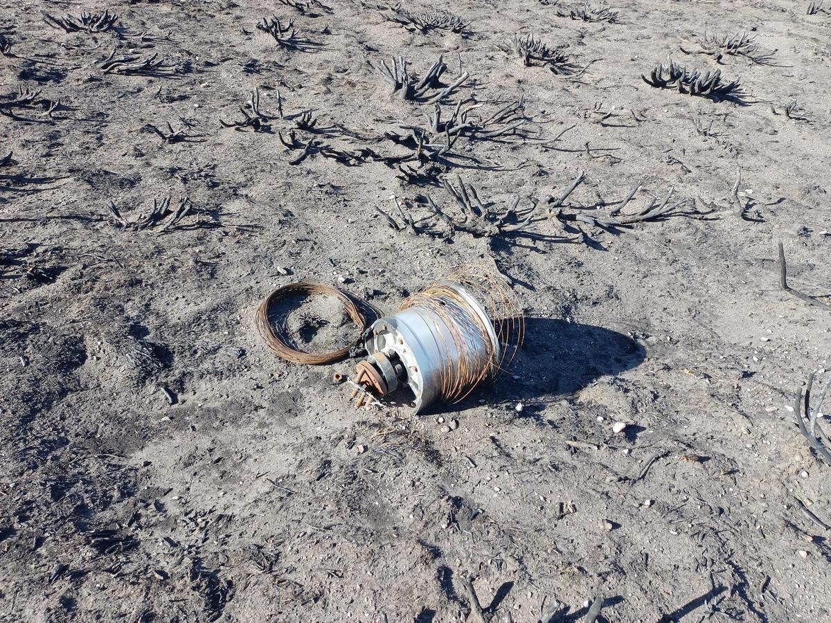 Repuesto el monolito y rescatadas piezas del avión siniestrado en Moncalvo