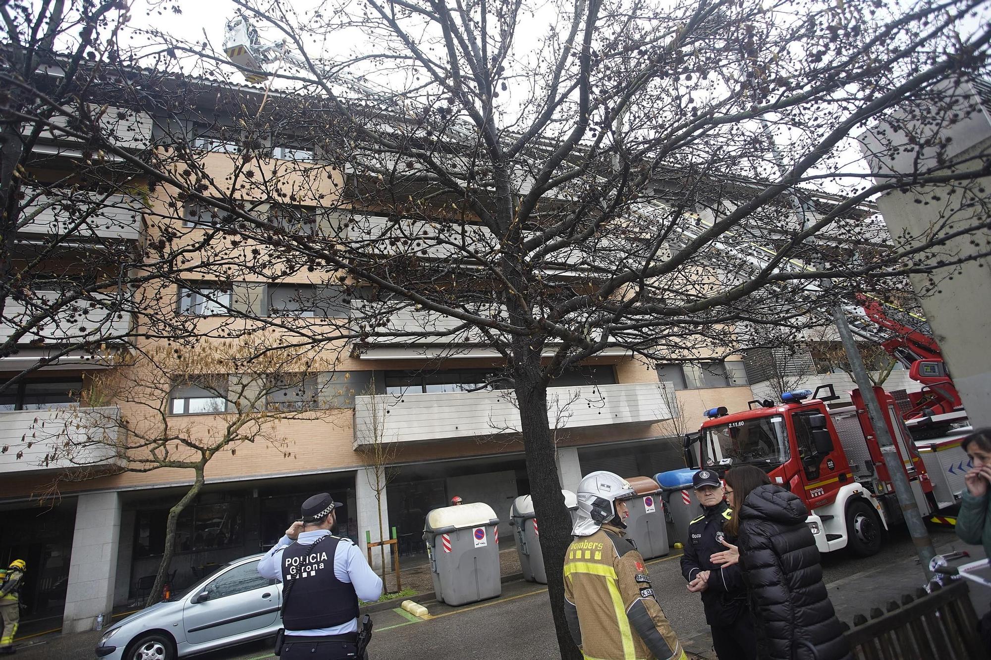 Incendi en un restaurant de Girona