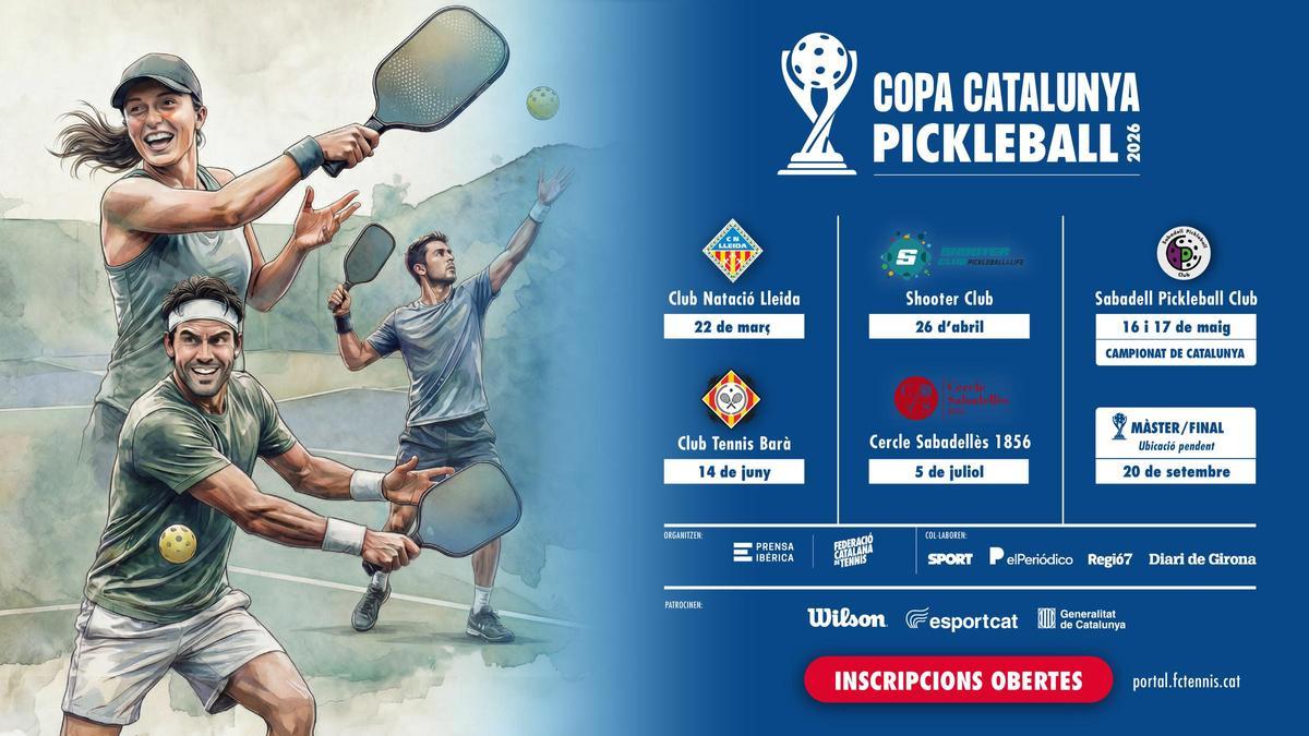 Próximo 22 de marzp comienza la Copa Catalunya de Pockleball