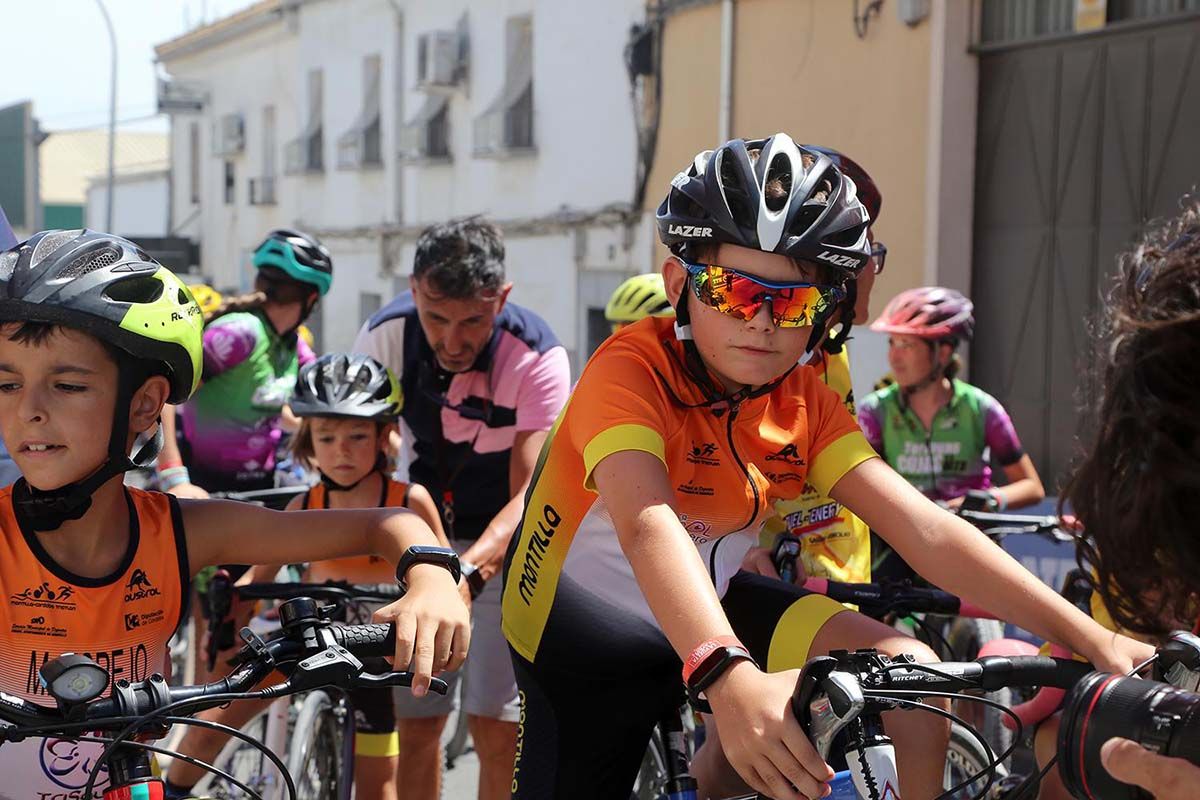 La Vuelta infantil y juvenil en Montilla.