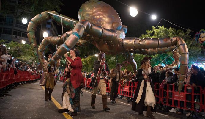 Los Reyes Magos llegan a Santa Cruz de Tenerife.