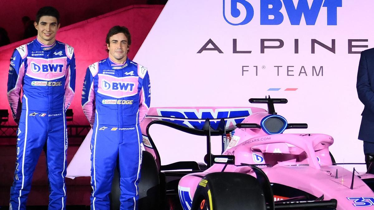 Esteban Ocon y Fernando Alonso, compañeros de equipo en Fórmula 1 en 2021 y 2022