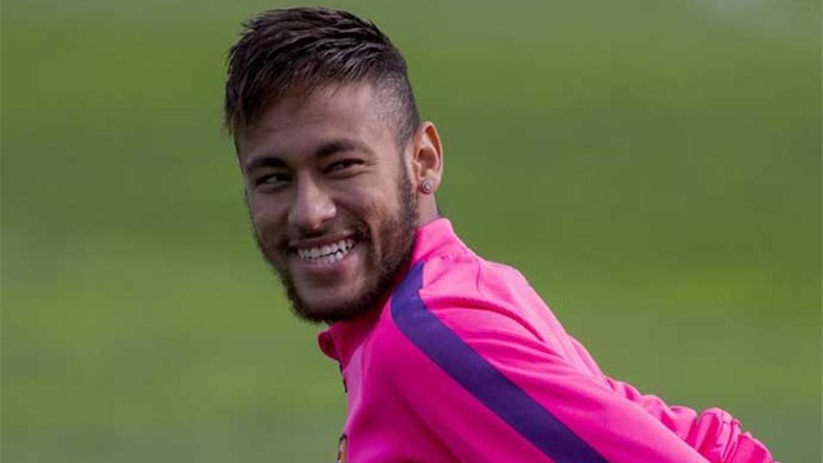 Neymar, feliz en el FC Barcelona