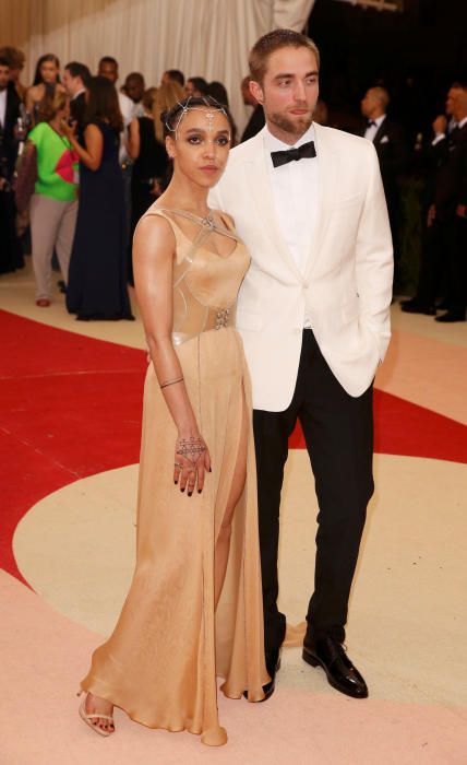 Singer FKA Twigs and actor Pattinson arrive at ...