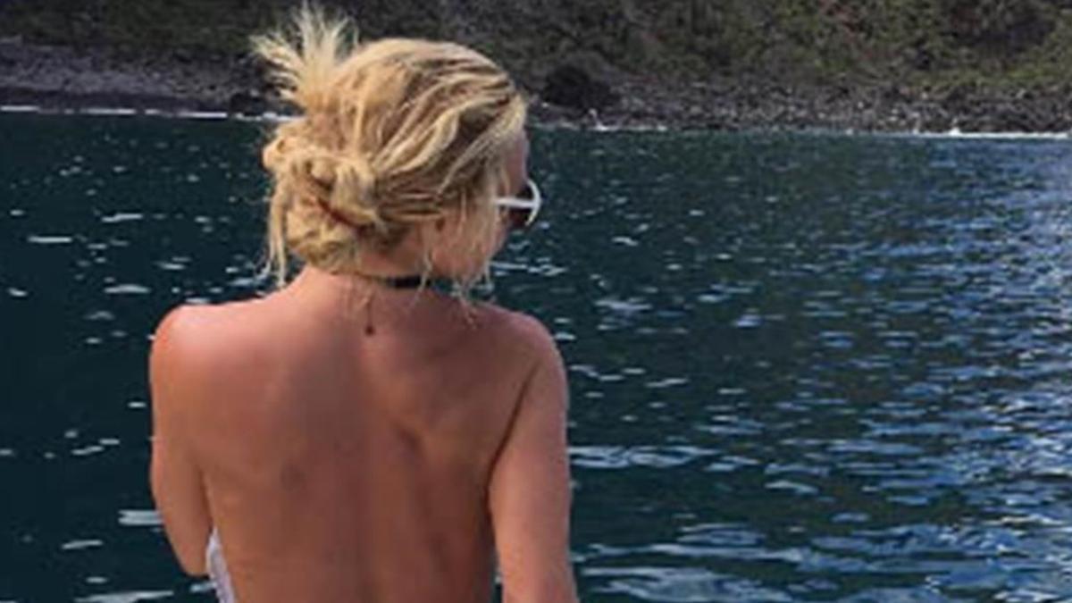 El recatado toples de Britney Spears