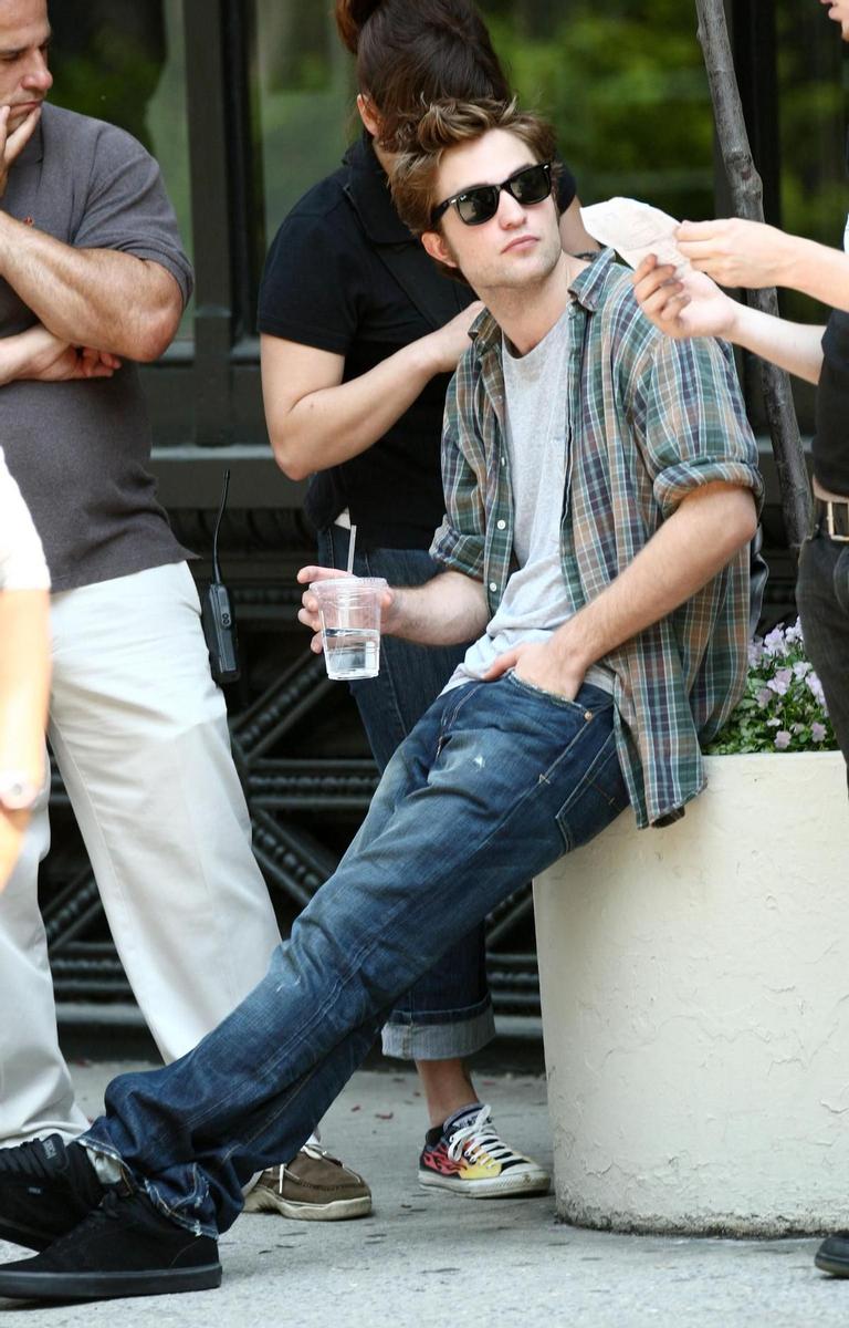 Robert Pattinson rodando Remember me'