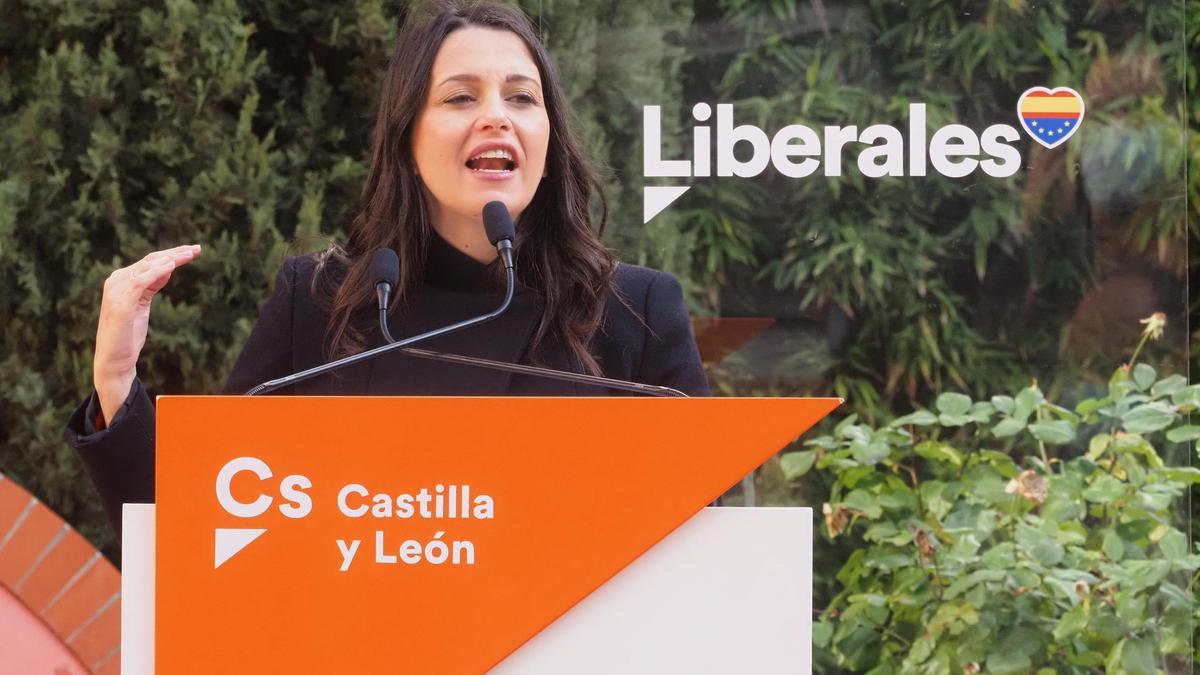 La líder de Ciudadanos, Inés Arrimadas.