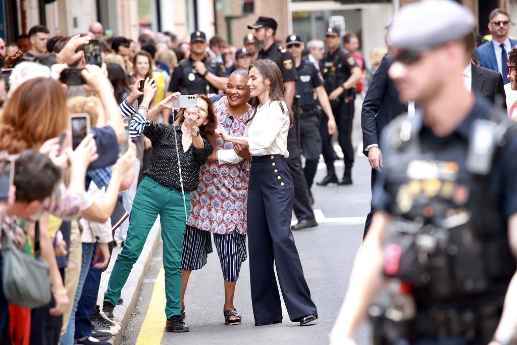 Las imágenes de la reina Letizia en el acto en Murcia por el Día Mundial de la Cruz Roja