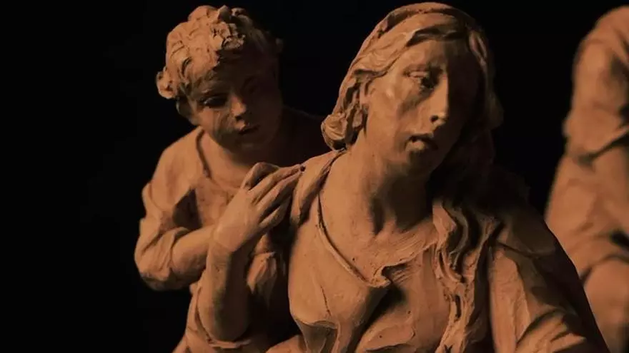 Presentación del grupo escultórico del Nazareno de los Pasos en el Monte Calvario