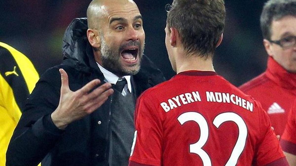 Guardiola aleccionó a Kimmich con energía